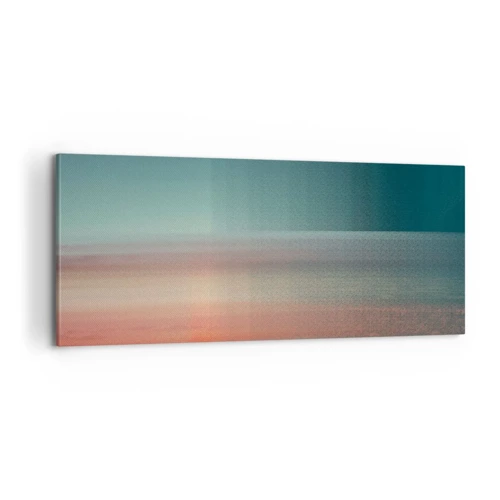 Obraz na plátne - Abstrakcia: vlny svetla - 100x40 cm