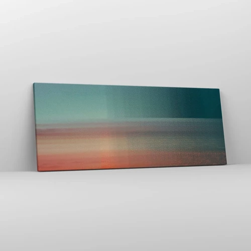 Obraz na plátne - Abstrakcia: vlny svetla - 100x40 cm