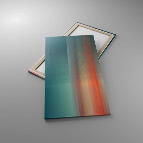Obraz na plátne - Abstrakcia: vlny svetla - 65x120 cm