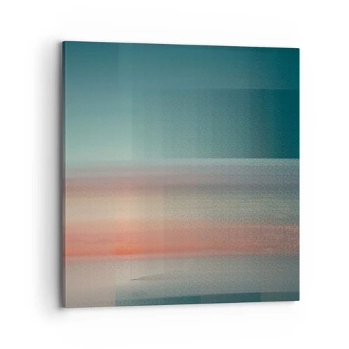 Obraz na plátne - Abstrakcia: vlny svetla - 70x70 cm