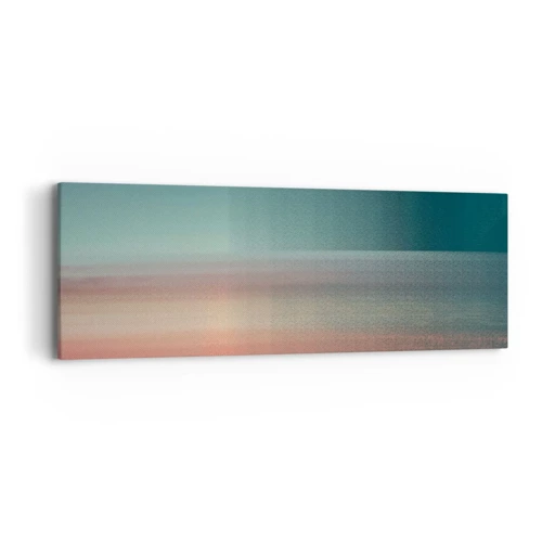 Obraz na plátne - Abstrakcia: vlny svetla - 90x30 cm