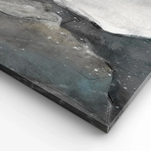 Obraz na plátne - Abstrakcie: skaly a ľad - 140x50 cm