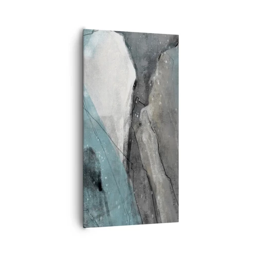 Obraz na plátne - Abstrakcie: skaly a ľad - 65x120 cm