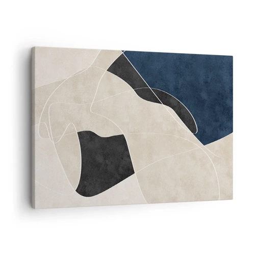Obraz na plátne - Abstraktná kompozícia – kontrast farieb - 70x50 cm