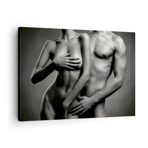 Obraz na plátne - Adam a Eva - 70x50 cm