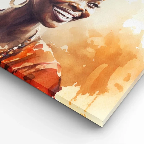 Obraz na plátne - Africká kráľovná - 120x80 cm
