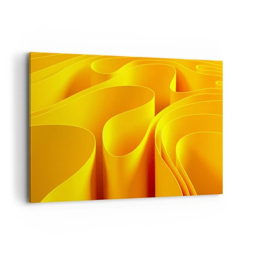 Obraz na plátne - Ako slnečné vlny - 120x80 cm