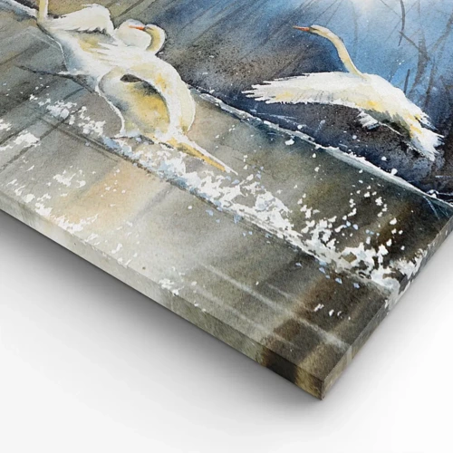 Obraz na plátne - Ako v poviedke o divokých labutiach - 120x80 cm
