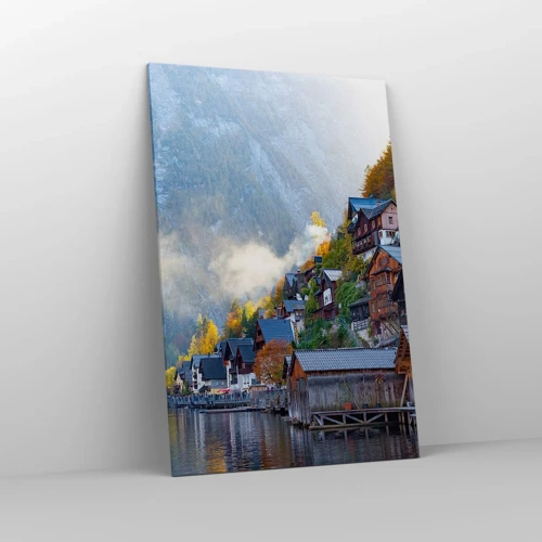 Obraz na plátne - Alpská krajina - 80x120 cm
