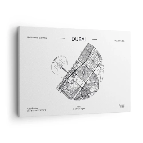 Obraz na plátne - Anatómia Dubaja - 70x50 cm