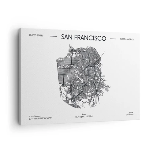 Obraz na plátne - Anatómia San Francisca - 70x50 cm