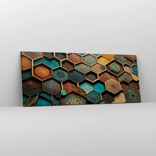 Obraz na plátne - Arabské ornamenty – variácia - 100x40 cm