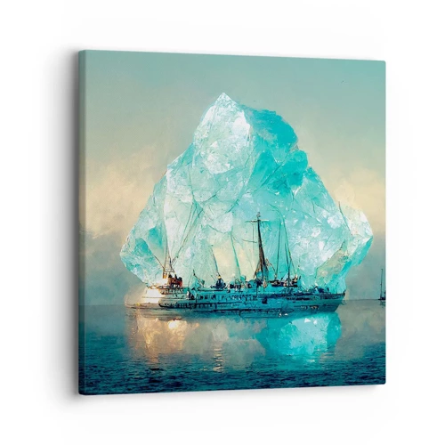 Obraz na plátne - Arktický briliant - 30x30 cm