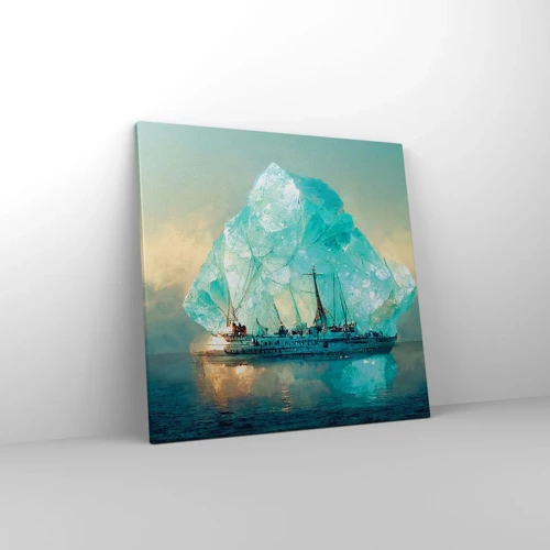 Obraz na plátne - Arktický briliant - 50x50 cm