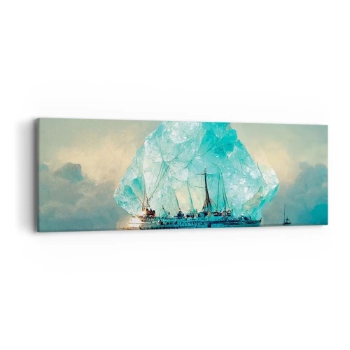 Obraz na plátne - Arktický briliant - 90x30 cm