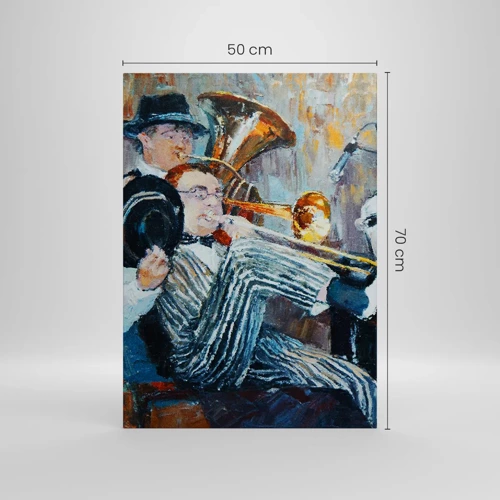 Obraz na plátne - Celý tento jazz - 50x70 cm