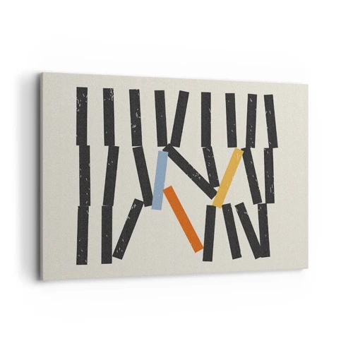 Obraz na plátne - Domino – kompozícia - 120x80 cm