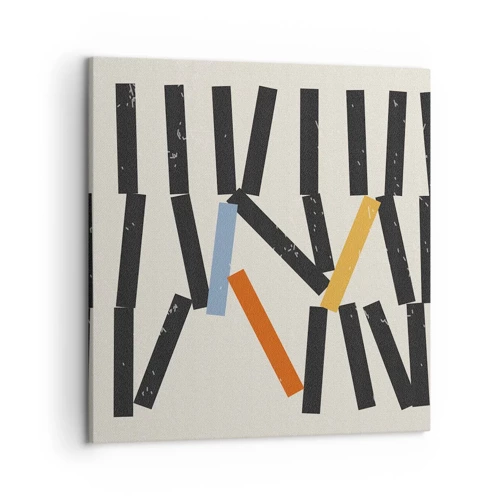 Obraz na plátne - Domino – kompozícia - 50x50 cm