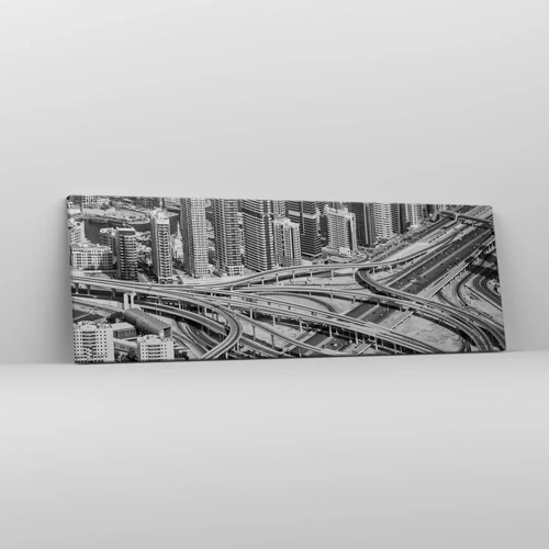 Obraz na plátne - Dubaj – neskutočné mesto - 90x30 cm