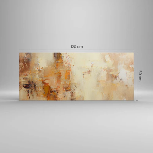 Obraz na plátne - Duša jantáru - 120x50 cm