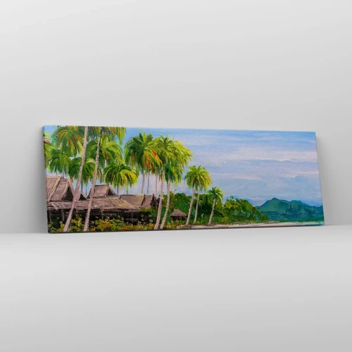 Obraz na plátne - Exotický sen - 90x30 cm