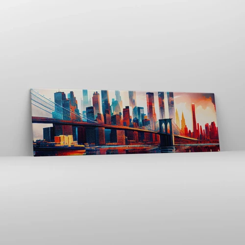 Obraz na plátne - Famózny New York - 160x50 cm