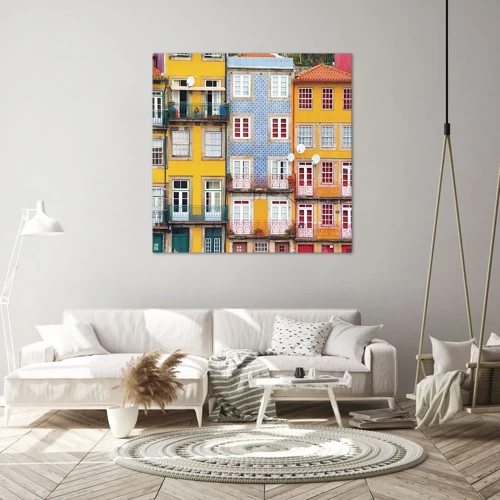 Obraz na plátne - Farby starého mesta - 30x30 cm