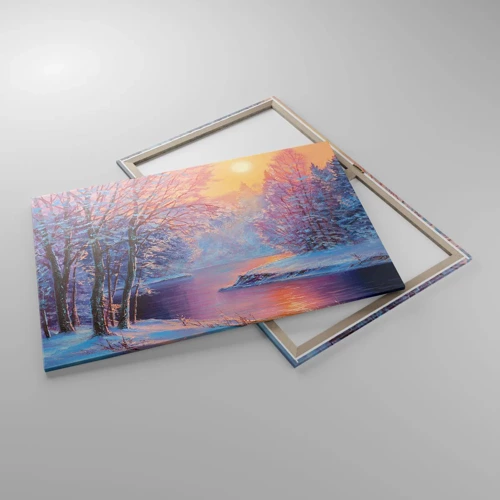 Obraz na plátne - Farby zimy - 100x70 cm