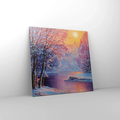 Obraz na plátne - Farby zimy - 70x70 cm