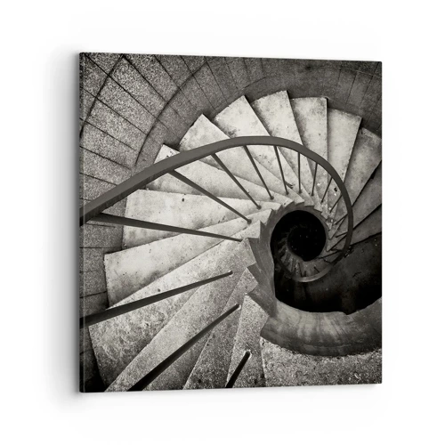 Obraz na plátne - Hore po schodoch, dole po schodoch - 70x70 cm