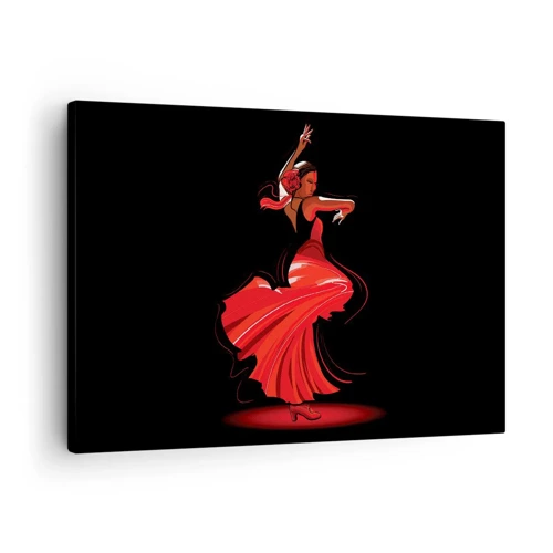 Obraz na plátne - Horúca duša flamenco - 70x50 cm