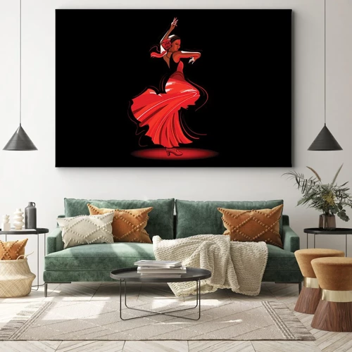 Obraz na plátne - Horúca duša flamenco - 70x50 cm