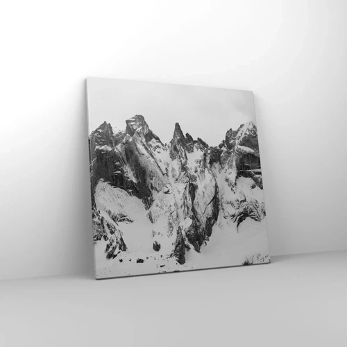 Obraz na plátne - Hrozivý žulový hrebeň - 60x60 cm