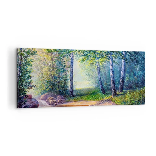 Obraz na plátne - Idylické prostredie - 100x40 cm