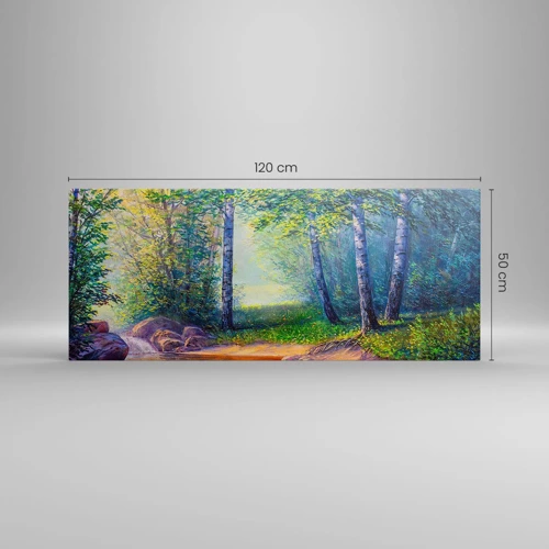 Obraz na plátne - Idylické prostredie - 120x50 cm