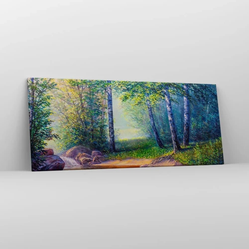 Obraz na plátne - Idylické prostredie - 120x50 cm