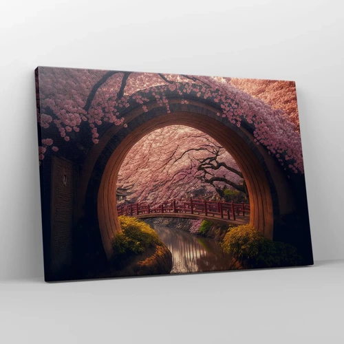 Obraz na plátne - Japonská jar - 70x50 cm