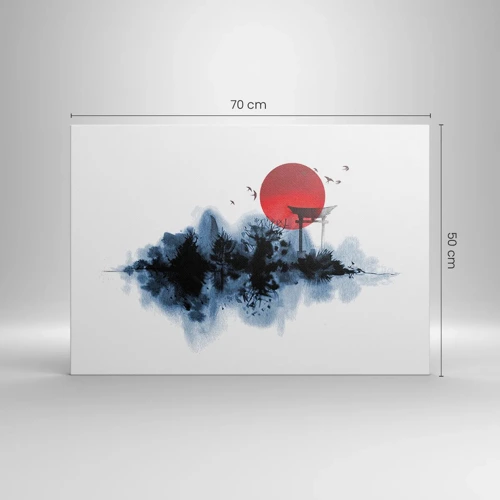 Obraz na plátne - Japonský pohľad - 70x50 cm