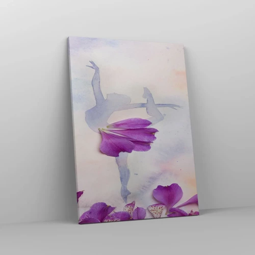 Obraz na plátne - Jemná ako kvetina - 50x70 cm