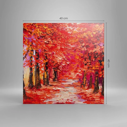 Obraz na plátne - Jesenná impresia - 40x40 cm