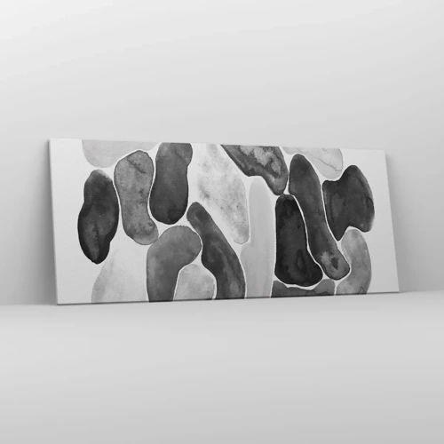 Obraz na plátne - Kamenistá abstrakcia - 120x50 cm