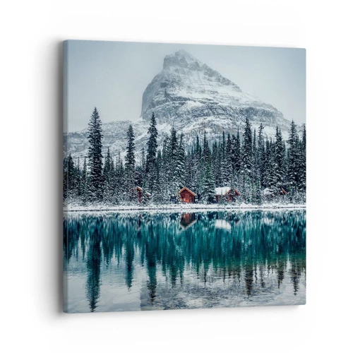 Obraz na plátne - Kanadské útočisko - 40x40 cm