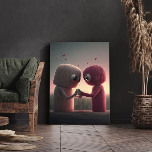 Obraz na plátne - Každý môže milovať - 45x80 cm
