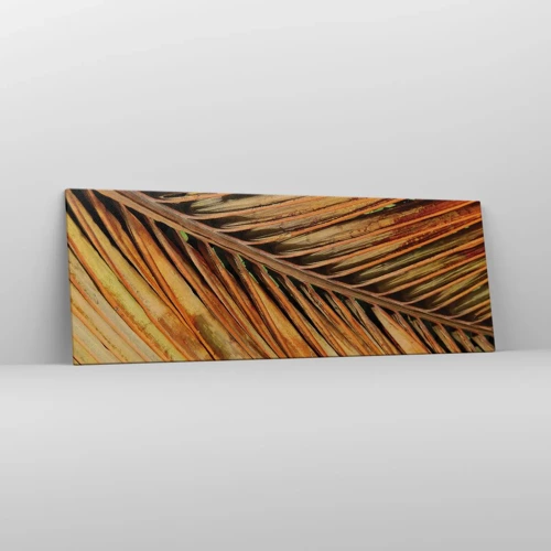 Obraz na plátne - Kokosové zlato - 140x50 cm