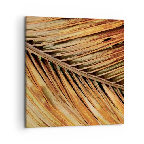 Obraz na plátne - Kokosové zlato - 50x50 cm