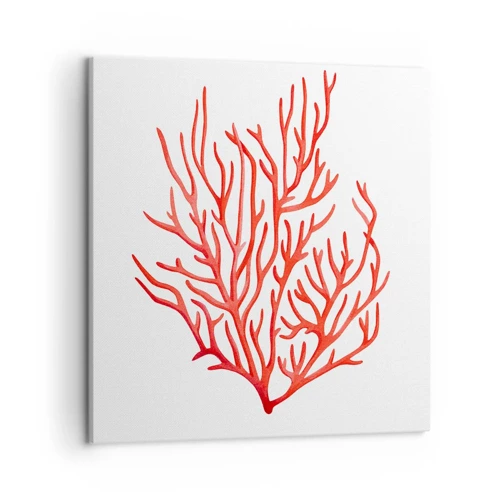 Obraz na plátne - Koralový filigrán - 50x50 cm