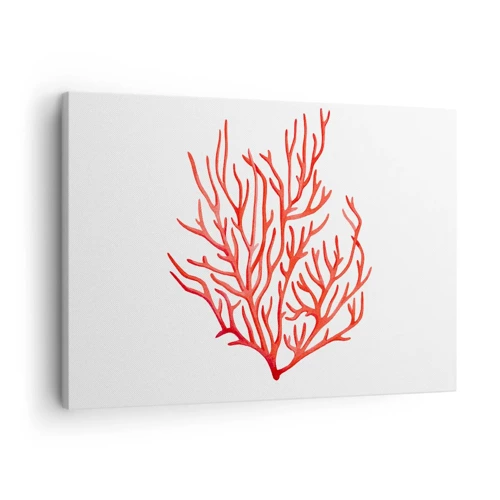 Obraz na plátne - Koralový filigrán - 70x50 cm