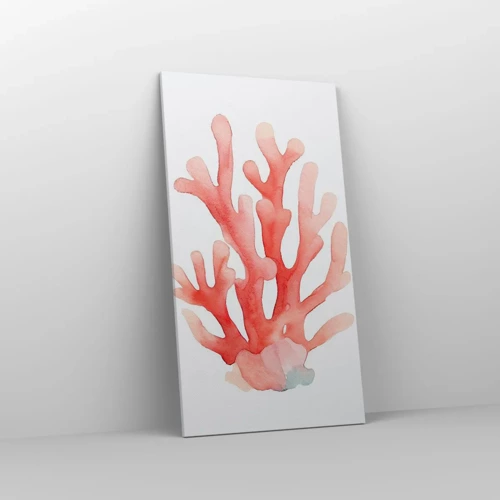 Obraz na plátne - Koralový koral - 55x100 cm