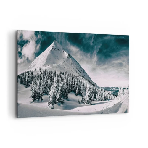 Obraz na plátne - Krajina snehu a ľadu - 120x80 cm