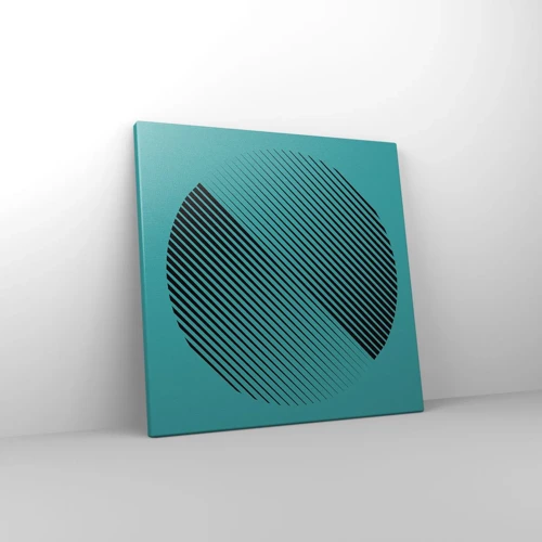 Obraz na plátne - Kruh – geometrická variácia - 40x40 cm